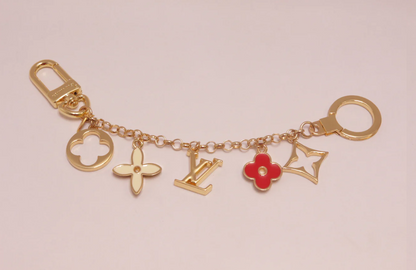 Fleur de Monogram Bag Charm Chain