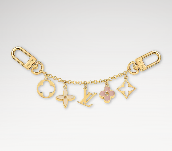 Fleur de Monogram Bag Charm Chain